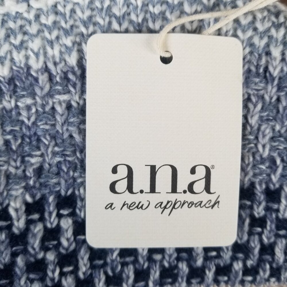 a.n.a striped sweater L - Picture 4 of 7